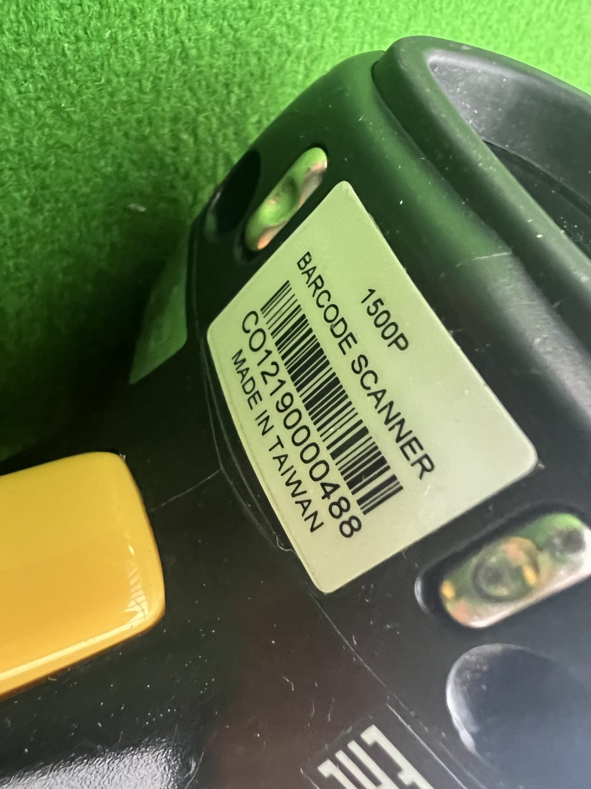 CipherLab 1500P USB Barcode Scanner Black